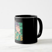 Mug Singe Mignonne Avec Bananes (Devant droit)