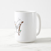 Mug Singe pendu autour (Devant droit)