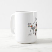 Mug Singe pendu autour (Devant gauche)