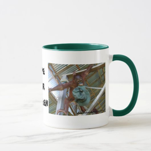 Mug Singe pour le vert (Droite)
