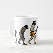 Mug Singe sur le vélo (Devant gauche)