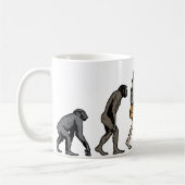 Mug Singe sur le vélo (Gauche)