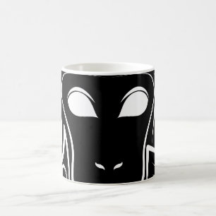 Mug Singe tribal noir et blanc