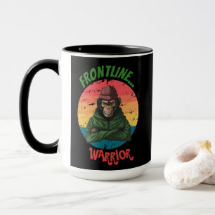 Mug Singe vert en colère