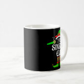Mug Singer Elf Matching Family Group Christmas Party P (Devant droit)