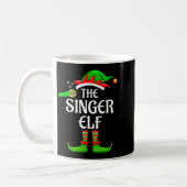 Mug Singer Elf Matching Family Group Christmas Party P (Gauche)