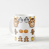 Mug singes (Devant gauche)