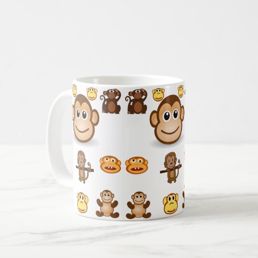 Mug singes (Devant gauche)