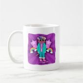 Mug Singes Chaussette Totalement Eighties (Gauche)