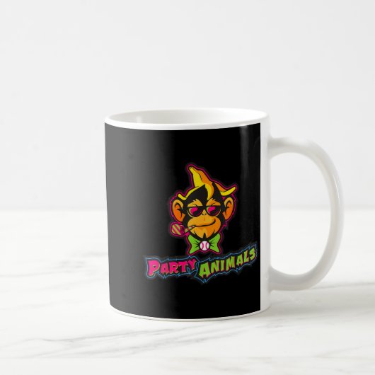 Mug singes de fête de baseball  (Droite)