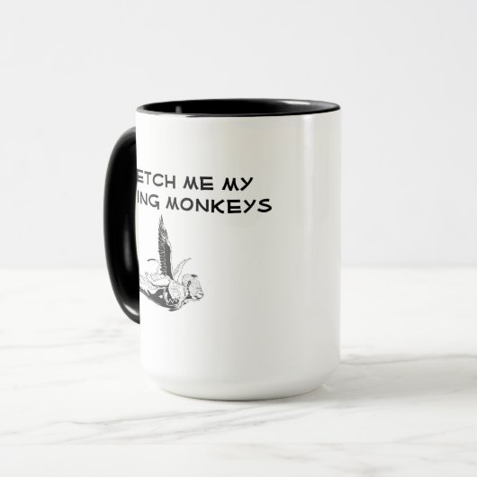 Mug Singes de vol (Devant gauche)