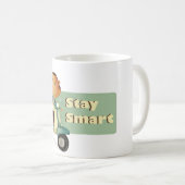 Mug Singes futés de scooter de séjour (Devant droit)