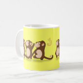 Mug Singes mignons (Devant gauche)