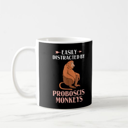 Mug Singes Nasiques Drôles Singes au Long Nez (Gauche)