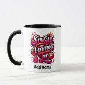 Mug Single and Loving It - Empowering Valentine's Day (Gauche)