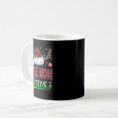 Mug Single Mom Claus Christmas Light Matching Family X (Devant gauche)