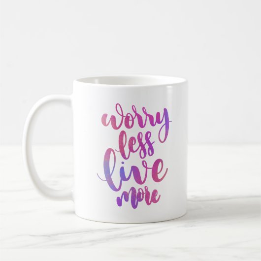 MUG S'INQUIÉTER MOINS VIVRE PLUS (Gauche)