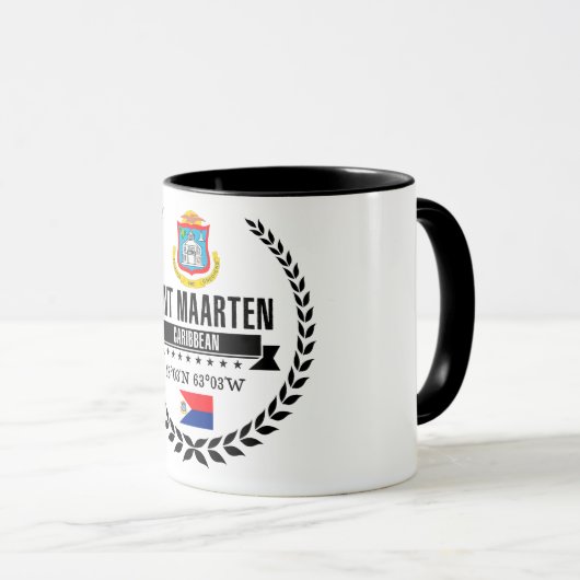 Mug Sint Maarten (Devant droit)