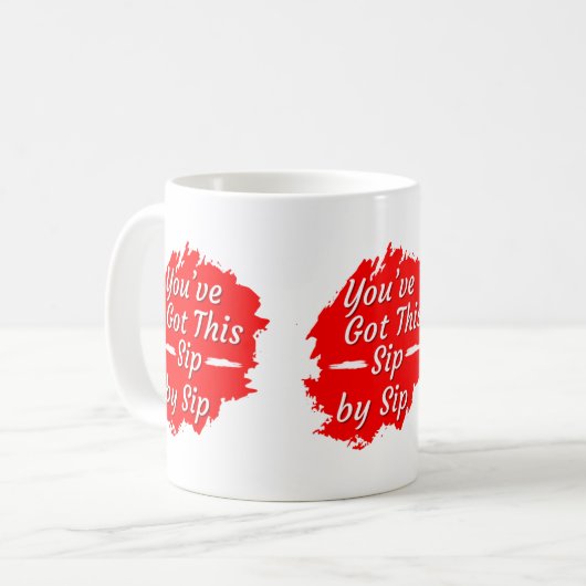 Mug Sip by Sip Motivation (Devant gauche)