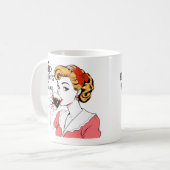 Mug Sip Happer Glamour Retro Sarcastique Thé et (Devant gauche)