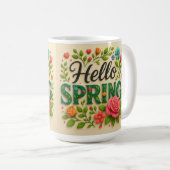 Mug Sip in Spring - "Hello Spring" (Devant droit)