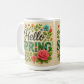 Mug Sip in Spring - "Hello Spring" (Devant gauche)