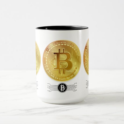 Mug "Sip in Style with Bitcoin Power!" (Centre)