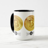 Mug "Sip in Style with Bitcoin Power!" (Devant gauche)