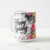 Mug Sip into Spring : 'HAPPY SPRING' (Devant gauche)