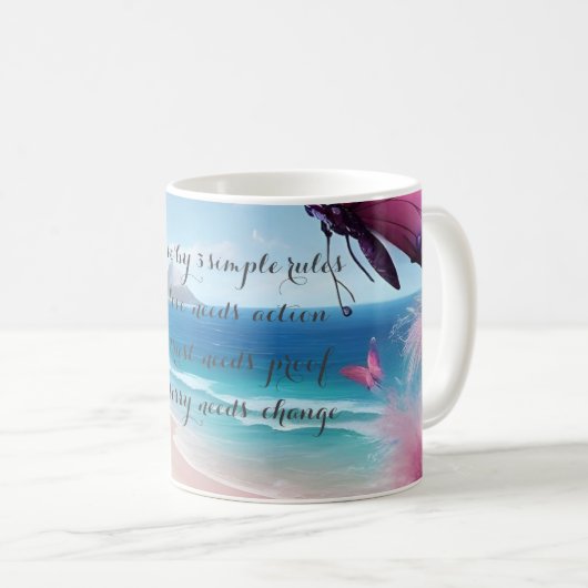 Mug “Sip Into Summer Serenity” or “r (Devant droit)