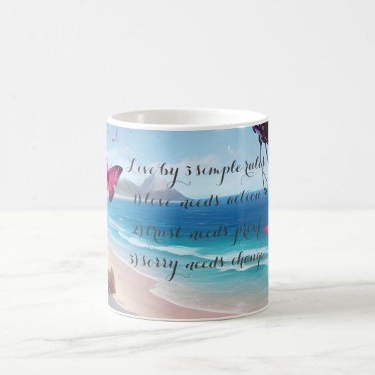 Mug “Sip Into Summer Serenity” or “r (Centre)