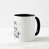 Mug Sip Pray Trust Café Et Jesus Lover (Devant droit)