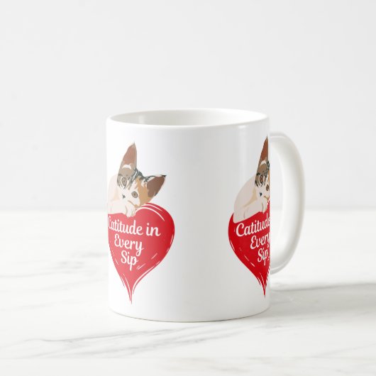 Mug Sip with Catitude (Devant droit)