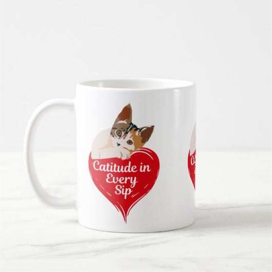 Mug Sip with Catitude (Gauche)