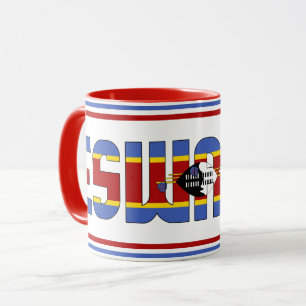 Mug Sippin' avec café patriotique Eswatini
