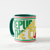 Mug "Sippin' avec la République du Congo" Patriotique (Devant gauche)