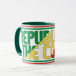 Mug "Sippin' avec la République du Congo" Patriotique
