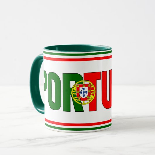 Mug Sippin' avec Portugal Patriotic Coffee (Devant gauche)