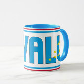Mug Sippin' avec Tuvalu Patriotic Coffee (Devant droit)