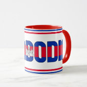 Mug Sippin' with Cambodia Patriotic Coffee (Devant droit)