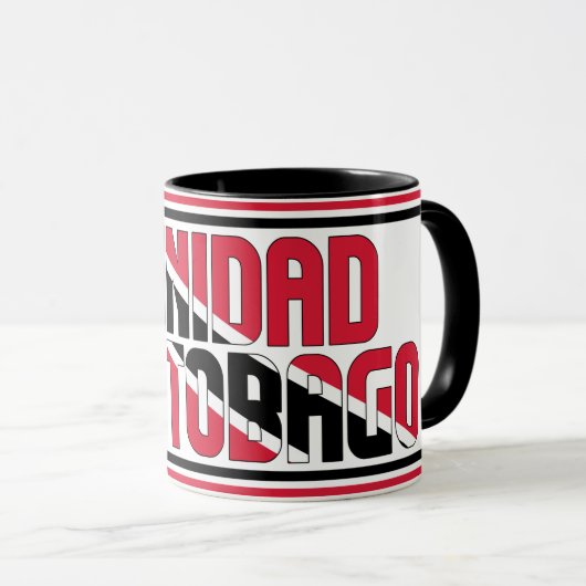 Mug Sippin' with Trinidad and Tobago Patriotic Coffee (Devant droit)