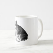 Mug Sips De Corgi À Point Lune (Devant droit)