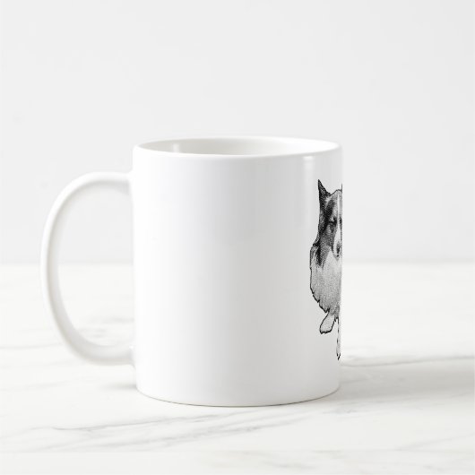 Mug Sips De Corgi À Point Lune (Gauche)