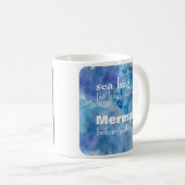 Mug Sirène Avant Café | Drôle Mer Hag Définition (Devant droit)