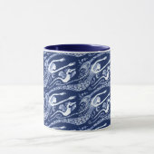 Mug Sirène avec les perles et l'hippocampe (Centre)