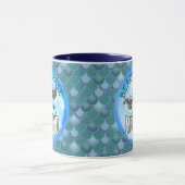 Mug Sirène Bleu Bleu de l'océan (Centre)