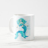 Mug Sirène bleue (Devant gauche)