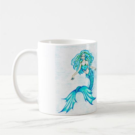 Mug Sirène bleue (Gauche)