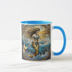 Mug Sirène dans les vagues de l'océan