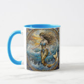 Mug Sirène dans les vagues de l'océan (Gauche)